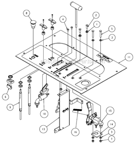 Page Q Diagram and Parts List for MK-4036HY  MK Diamond Concrete Saw